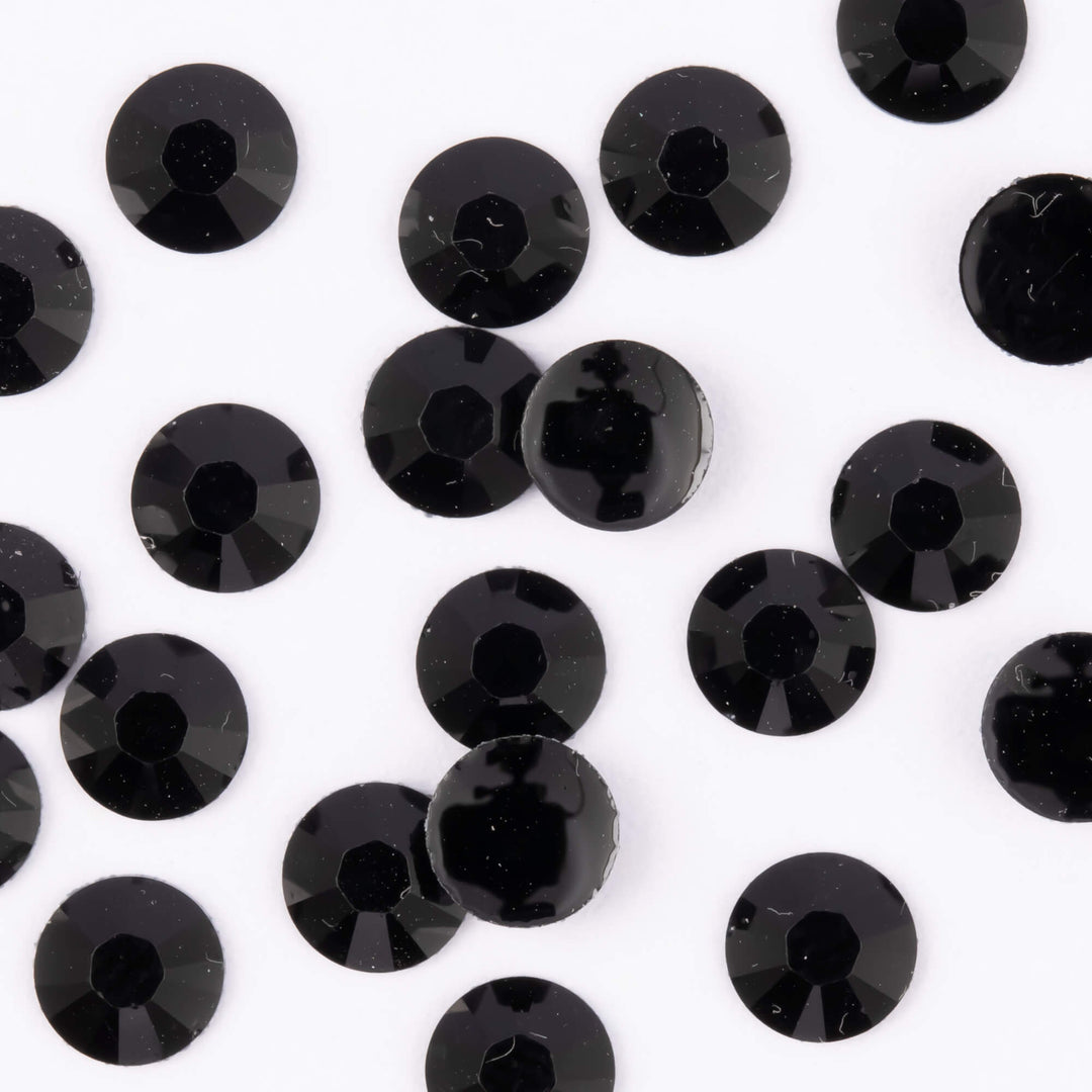 Black Resin Rhinestones - Worthofbest